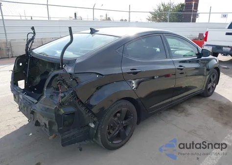 2013 Hyundai Elantra Gls z USA, uszkodzony, nr VIN KMHDH4AE5DU827059